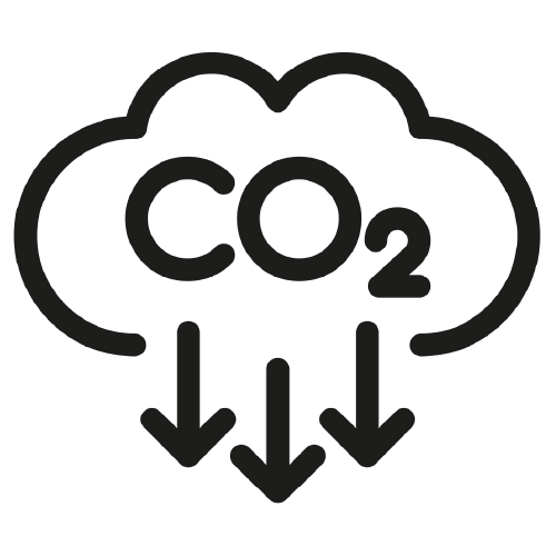 Ilmastopäästöjen väheneminen (kg CO2e) 