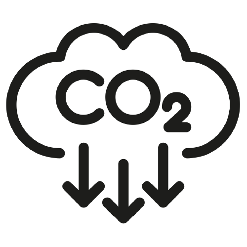 Ilmastopäästöjen väheneminen (kg CO2e)