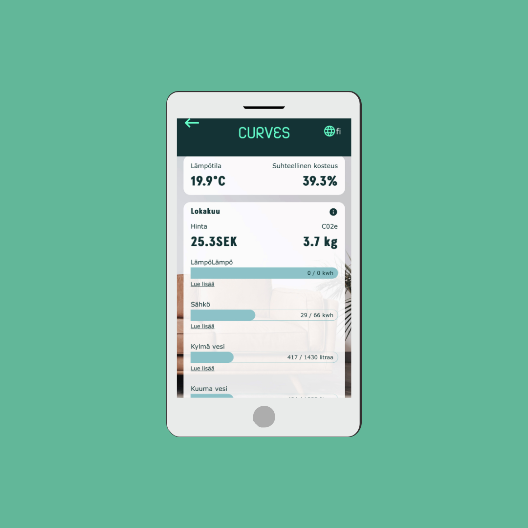 Tunesmart Curves asukassovellus